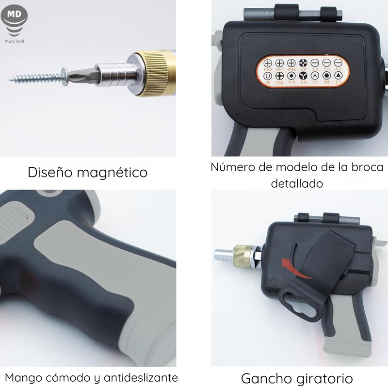Juego de destornilladores Multi Drill
