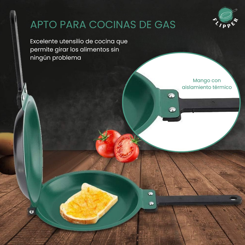 Sartén Flipper de doble cara