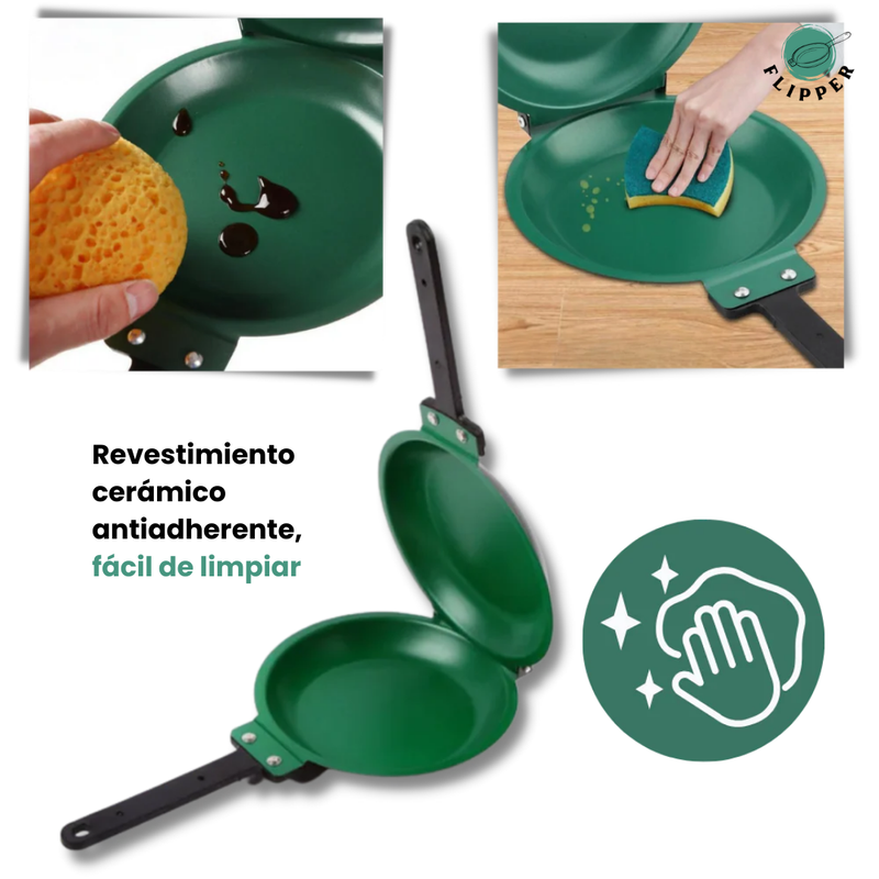 Sartén Flipper de doble cara