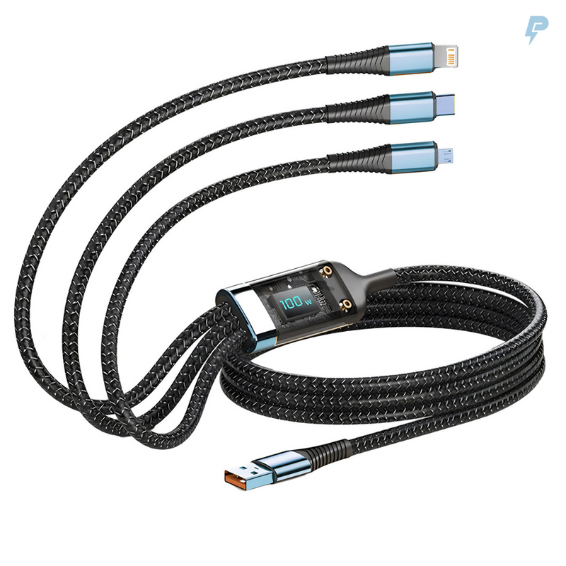 Cable de carga rápida Powernest 3 en 1